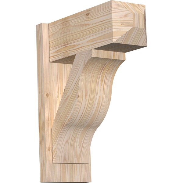 Ekena Millwork Funston Smooth Craftsman Outlooker, Douglas Fir, 7 1/2"W x 18"D x 22"H OUT08X18X22FST04SDF - main